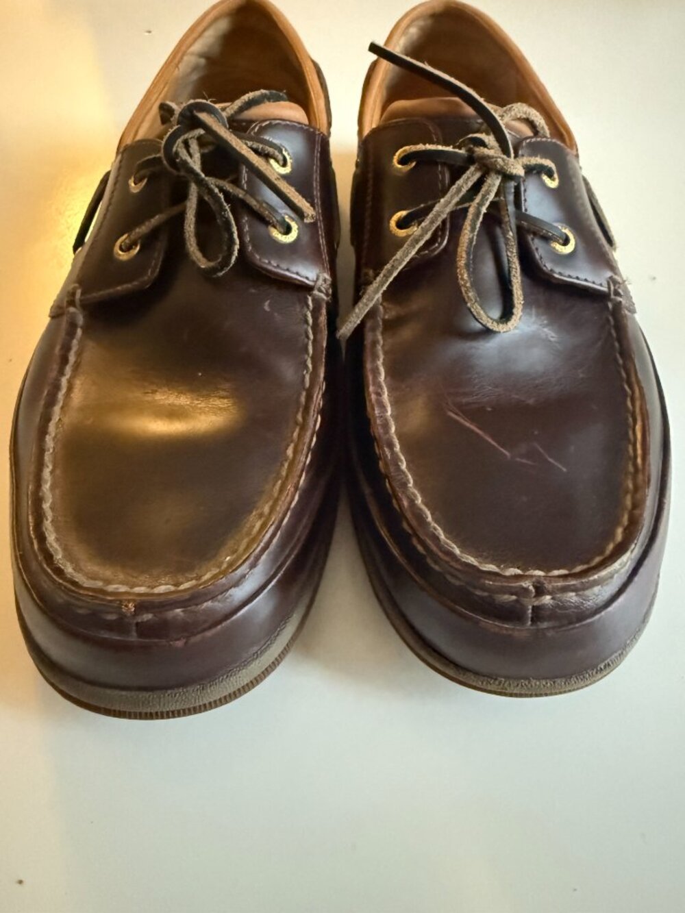 Sperry Top-Sider GOLD CUP Men's Boat Shoe Amaretto (Dark Brown) 0579052 Size 13W